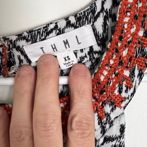 THML Jameson Embroidered Maxi Dress size XS - Picture 2 of 5